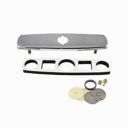 SLOAN Bathroom Flanges Etf510A Cp Trim Plate Kit 8 In Cent 1 Hl 3365024